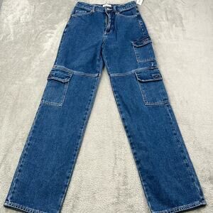 NEW Pacsun 26, 2 90s Boyfriend 100% Cotton Blue‎ Denim Jeans